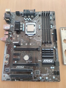 Płyta i procesor i5 MSI B150 DDR4 PCIE M.2