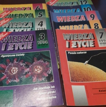 Miesięcznik Wiedza i Życie z roku 1994