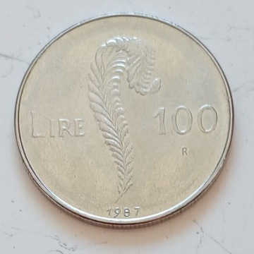 San Marino - 100 lira - 1987r. 