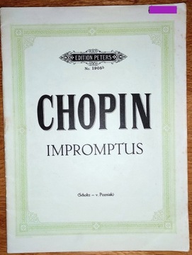 CHOPIN "Impromptus" Edition Peters no. 1905b