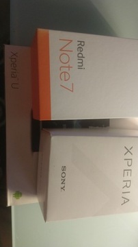 Xiaomi Redmi Note7, Sony Xperia XA1, Sony Xperia U