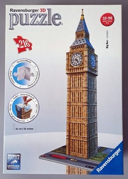 Puzzle 3D Big Ben, Ravensburger 216 el.