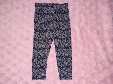 Getry legginsy w kwiatuszki 3-4 lata 104 F&F