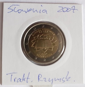 2 EURO SŁOWENIA 2008 TRAKTATY RZYMSKIE