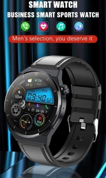 Smartwatch nowy. czarny. wodoodporny Polskie menu.