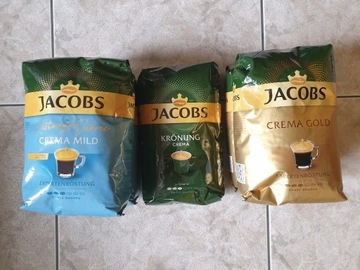 Niemiecka Kawa ziarnista Jacobs Kronung Crema Gold