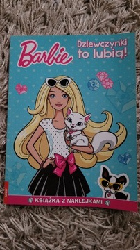 Barbie książka z naklejkami