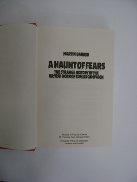 Martin Barker, A Haunt of Fears