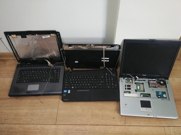 Zestaw laptopów Acer Toshiba na części