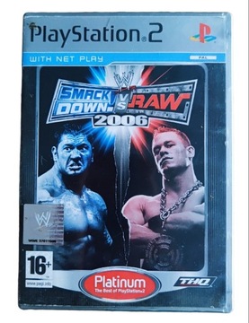 WWE SmackDown! vs. Raw 2006 PS2 Pudełko 