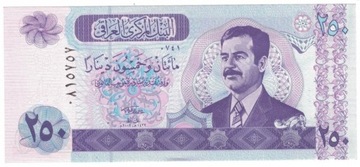Irak - 250 Dinars - 2002r