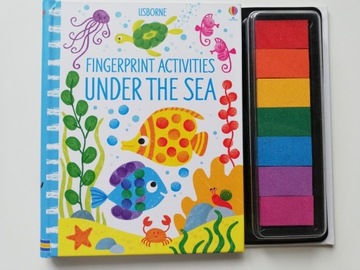 Under the sea. Fingerprint activities. Usborne 