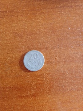 Moneta 20 gr z 1949rok
