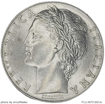 1000 lirów 1977, Włochy