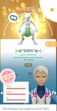 Konto Pokemon go 42 lvl Shiny Lucky 100iv Mewtwo