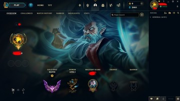 Konto lol league of legends master 200 lp eune