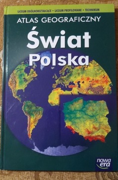 Atlas geograficzny świat Polska 