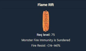 Flame Rift Diablo 2 LADDER D2R PC Sezon 6 Sunder 