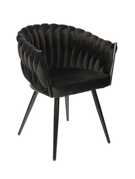 Krzeslo ASTI plecione tapicerowane nowoczesne