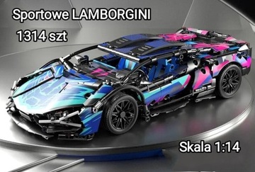 Klocki Technic auto sportowe Lamborgini 1314 szt