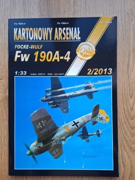 Samolot Fw190  A-4 Haliński Kartonowy Arsenal