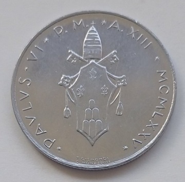 Watykan - Paweł VI - 100 lira - 1975r. 