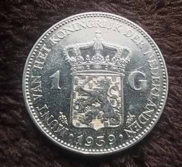 1 gulden 1939  Wilhelmina 