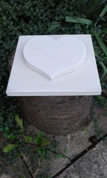 Podstawa serce płyta stroik pomnik beton 