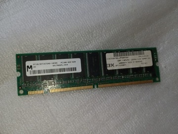 Pamięć ram memory 128MB PC100 168-Pin test.
