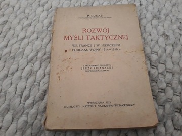 ROZWÓJ MYŚLI TAKTYCZNEJ WYDANIE 1925 ROK