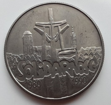 Polska 10000 złotych 1990 - Solidarność 