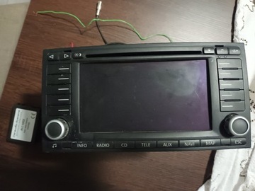 T5 Touareg 7H0035191 radio nawi z modułem kamery