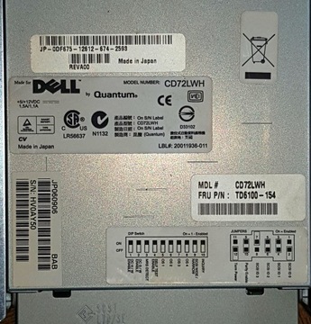 Dell DAT72 Quantum CD72LWH + Terminator SCSI 