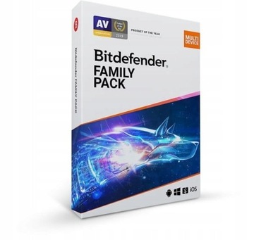 Bitdefender Family Pack 15 PC / 2 LATA  konty.