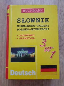 Słownik polsko-niemiecki rozmówki gramatyka 3w1