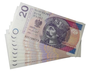 20 zł złotych z paczki UNC- 2016 seria BO   OKAZJA