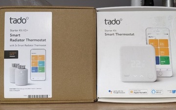 Tado smart termostat mostek i 2 głowice do grzejni