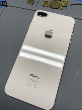 korpus iPhone 8 plus złoty uzbrojony