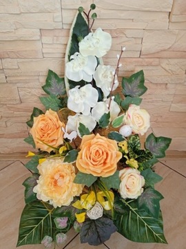 Kwiaty na grób bukiet do wazonu DUŻY WYBÓR!