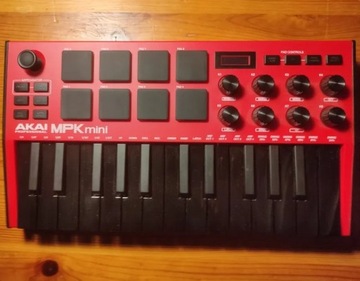 Keyboard klawiatura MIDI Akai Mpk Mini MK3 Red Gwa