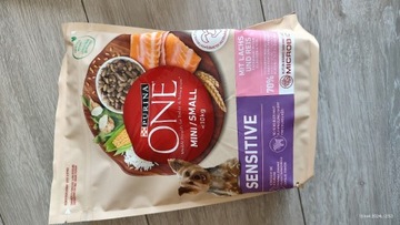 Purina One Mini/Small Active łosoś ryż 8x800g