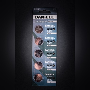 DANiELL CR2032/5szt Bateria Litowa 3V