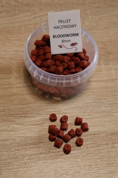 Pellet haczykowy Bloodworms 8mm 