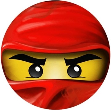 OPŁATEK NA TORT LEGO NINJAGO KLOCKI URODZINY TEKST