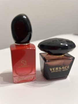 Armani Si Passione, Versace Crystal Noir Miniatura