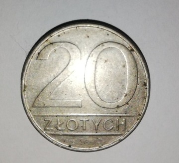 Moneta 20 złotych 1986