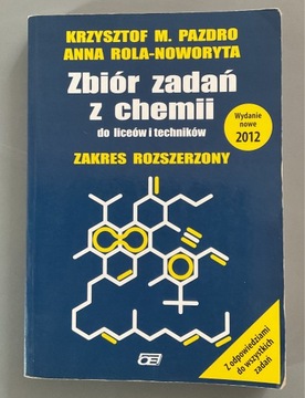 ZBIÓR ZADAŃ Z CHEMII PAZDRO - zakres rozszerzony