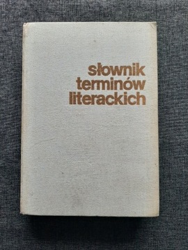 Słownik Terminów Literackich Sławiński Vadem. 1976