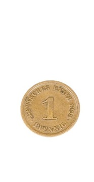 1 Reich Pfennig 1908 r. E
