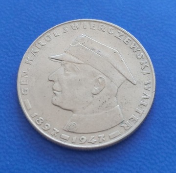 Moneta 10zł 1967 r. Karol Świerczewski